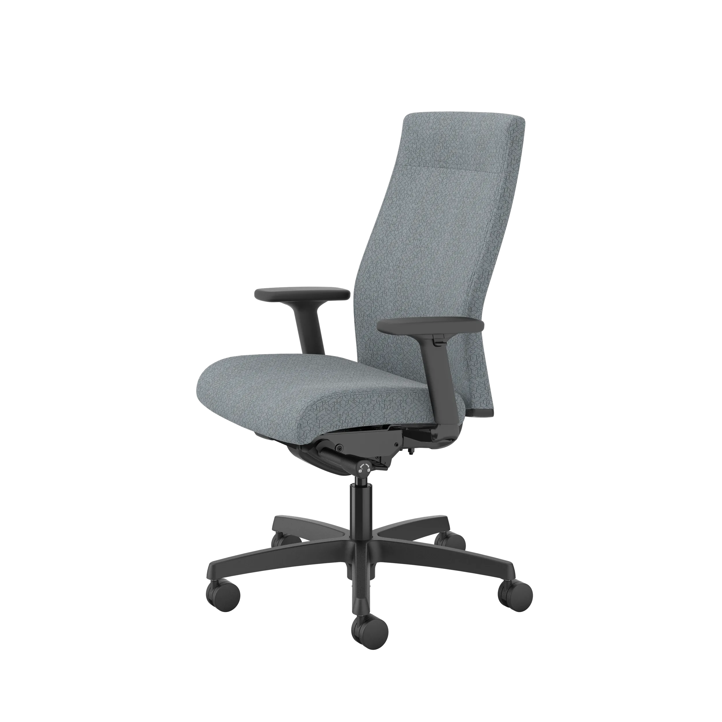 HON Ignition Upholstered Mid Back Office Chair - Ergonomic Mesh Task Chair with Adjustable Lumbar Support for Home & Office Workspace - Perfect for Long Hours of Computer Work and Video Conferencing