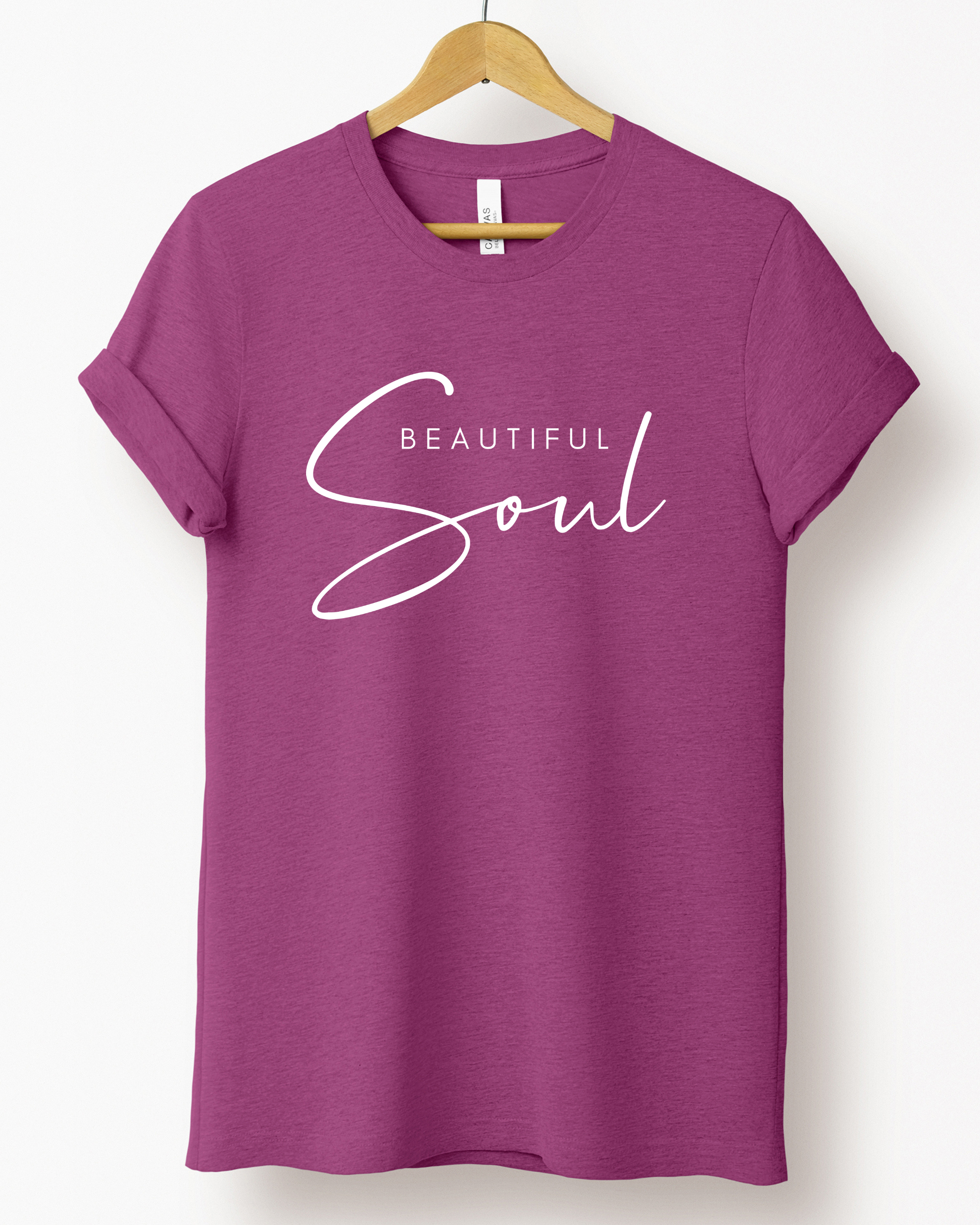 Beautiful Soul Tee - Bella Canvas Softstyle T-Shirt for Women | Comfortable & Stylish Casual Wear for Everyday Outfits