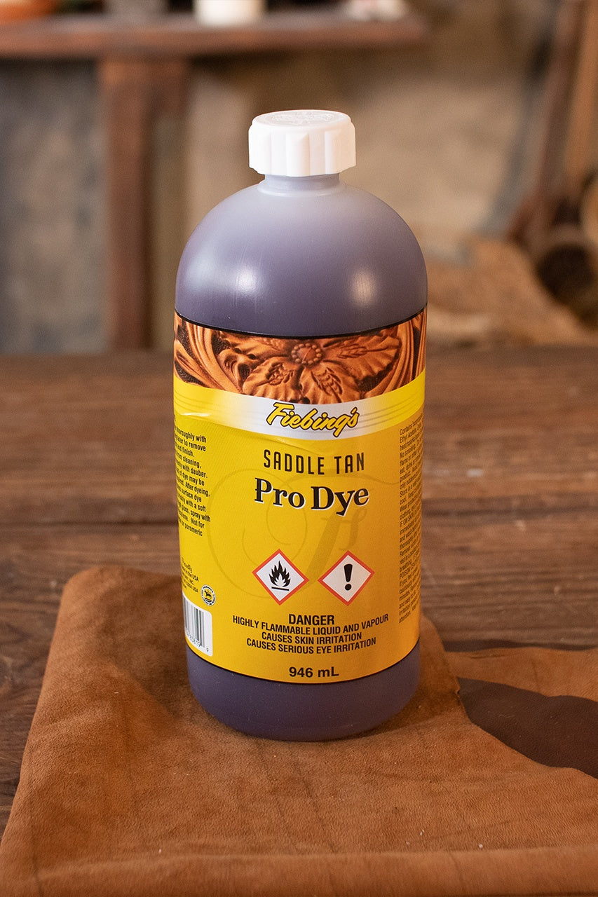 Fiebing's Oil Dye 946ml (32oz) - Saddle Brown Leather Dye for Shoes, Bags & Furniture | Professional Leather Coloring & Restoration Solution