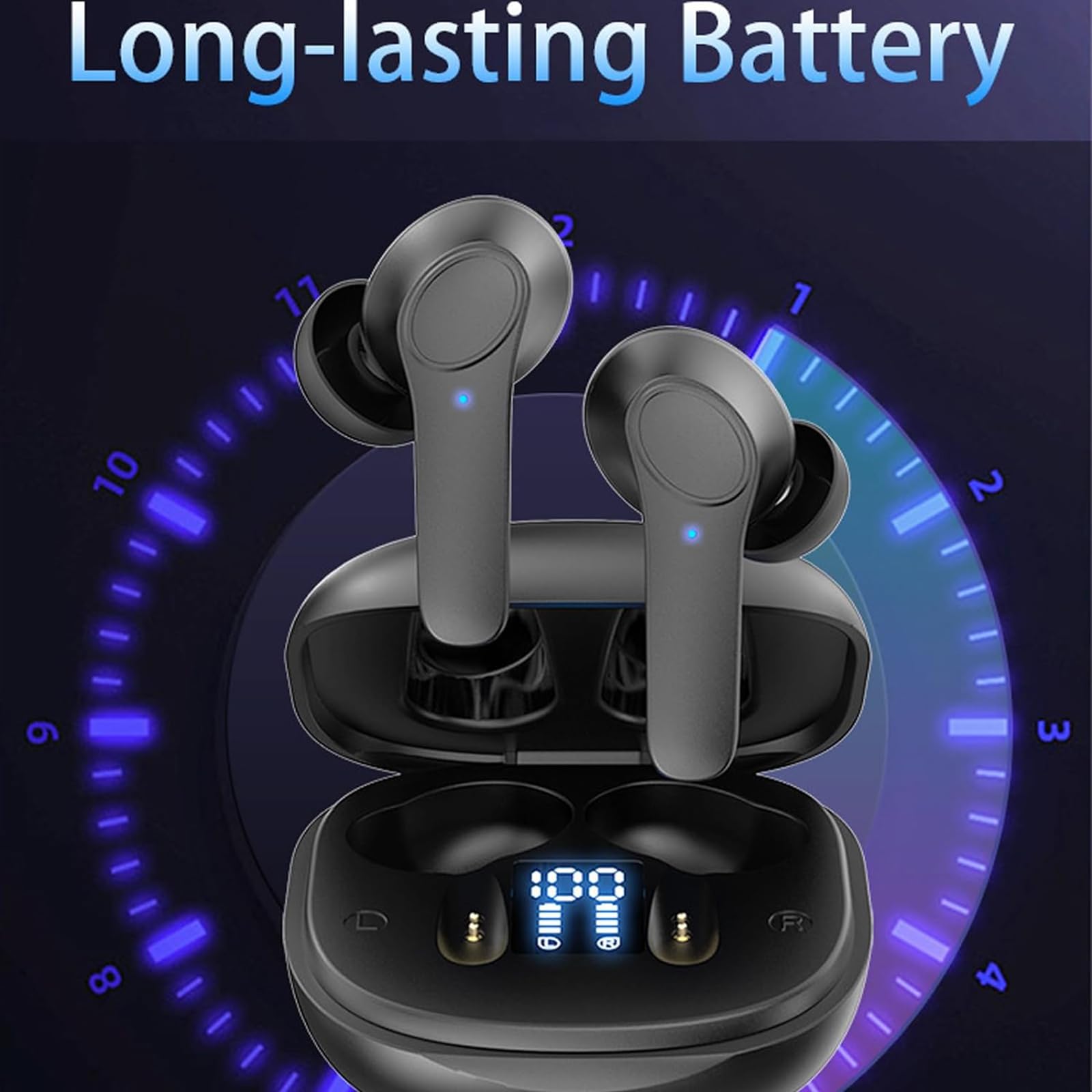 Best Translation Earbuds 2024 - Real-Time Language Translator Wireless Earbuds with Noise Cancellation - Perfect for Travel, Business Meetings & International Communication