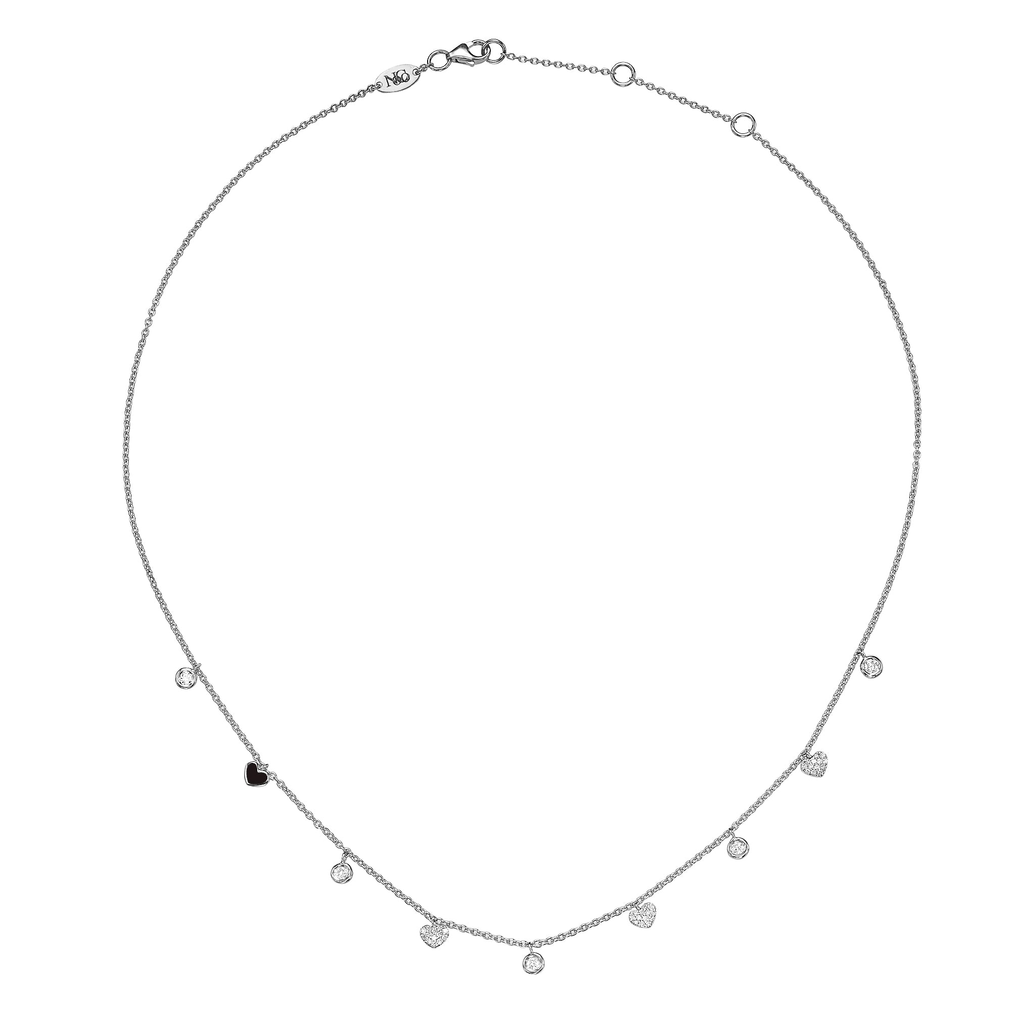 Capri Diamond Heart Necklace - Elegant 14K Gold Pendant for Women, Perfect Gift for Valentine's Day, Anniversary & Special Occasions | Ideal for Date Nights, Weddings & Romantic Events