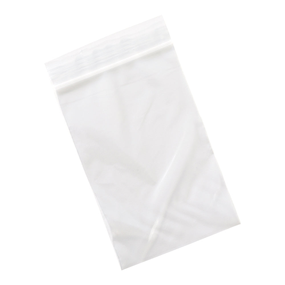 BPA Free Clear Plastic Zip Bags 4x6 Inches - 100 Count Box | High Clarity, Reusable Storage Bags for Crafts, Jewelry, Snacks & Organizing