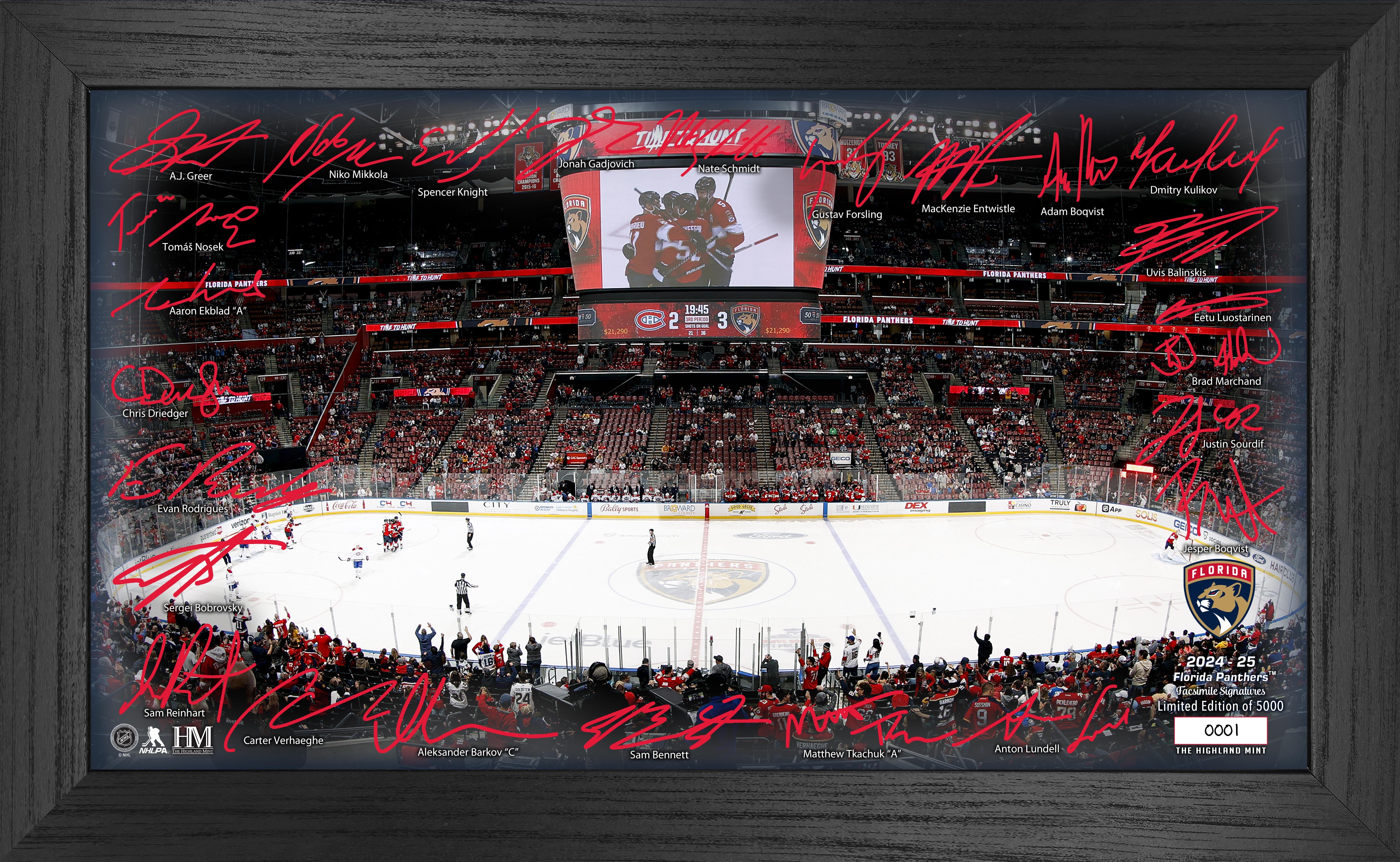 Florida Panthers 2024-25 Signature Rink Hockey Jersey - Official NHL Licensed Apparel for Men & Women - Perfect for Games, Tailgating, and Fan Events