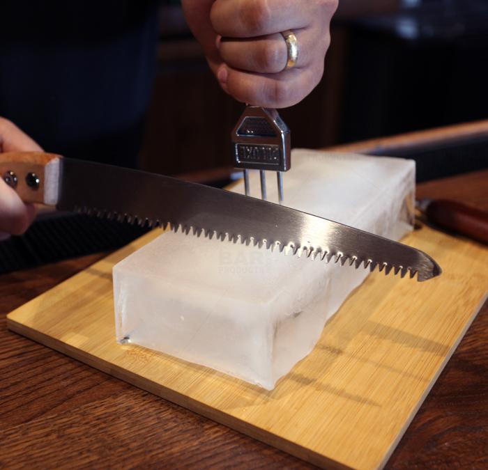 BarConic® Japanese Ice Saw - Premium Stainless Steel Ice Carving Tool for Cocktails, Sushi & Desserts | Perfect for Bartenders, Chefs & Home Entertaining