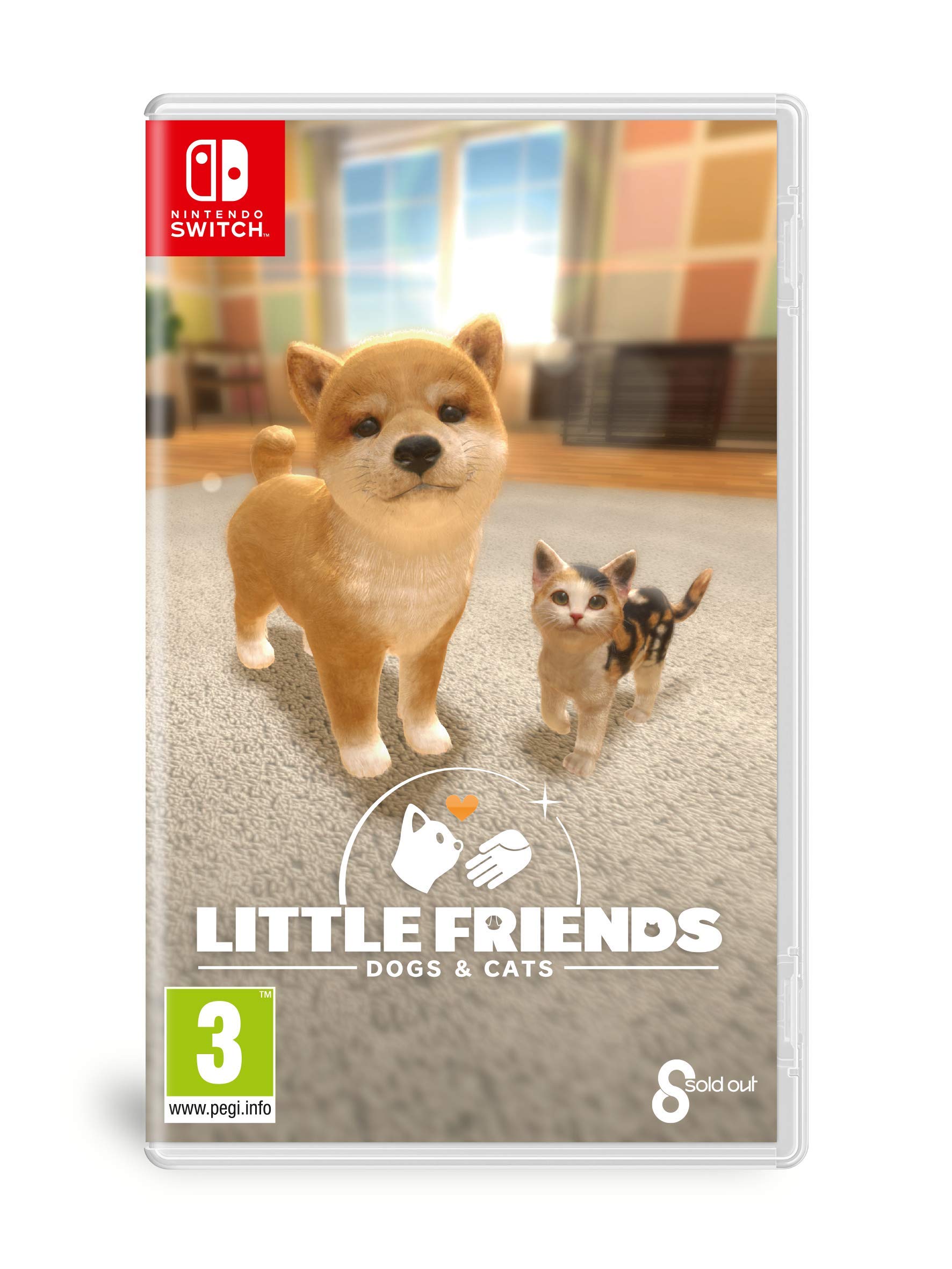 Little Friends: Dogs & Cats for Nintendo Switch - Virtual Pet Simulation Game | Family-Friendly Animal Care & Training | Perfect for Kids & Animal Lovers