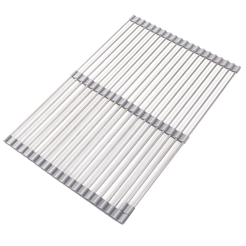 Foldable Over Sink Dish Drying Rack - Countertop & Wall Mount Space Saving Kitchen Organizer | Multi-Functional Dish Drainer for Small Kitchens, Apartments & RVs