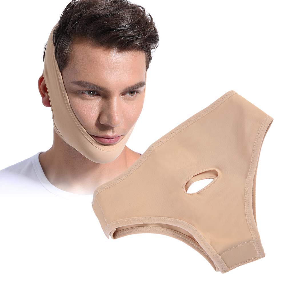 Reusable V Line Face Lift Mask - Double Chin Lifting Belt for Anti-Aging & Wrinkle Reduction - Firming Skin Care for Women & Men - Perfect for Home Spa, Self-Care, and Beauty Routine (Medium Size)