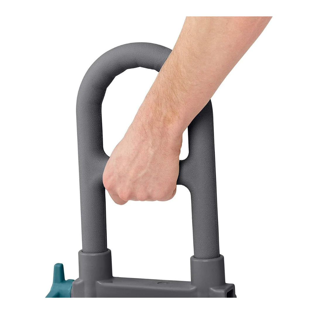 Medline Deluxe Bathtub Grab Bars with Microban - Non-Slip Safety Handles for Elderly & Disabled - Ideal for Bathroom, Shower & Wet Areas