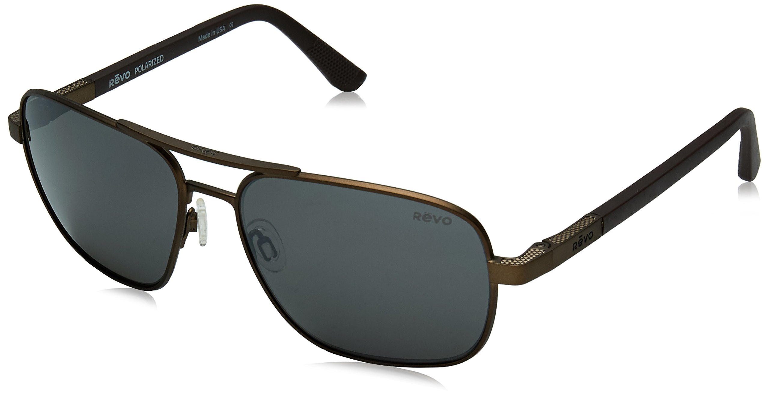 Revo Freeman Rectangular Sunglasses for Men & Women – Polarized UV Protection, Lightweight & Stylish – Perfect for Driving, Running, and Outdoor Activities