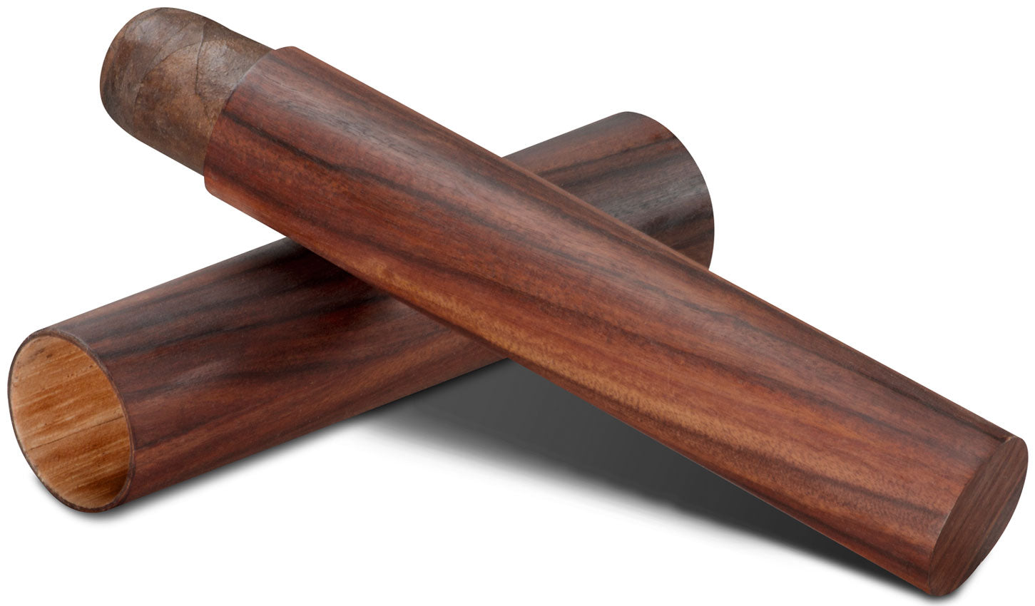 Brizard & Co Premium Rosewood Cigar Tube - Elegant Cigar Case for Travel & Gifting | Humidor-Grade Protection for Cigars