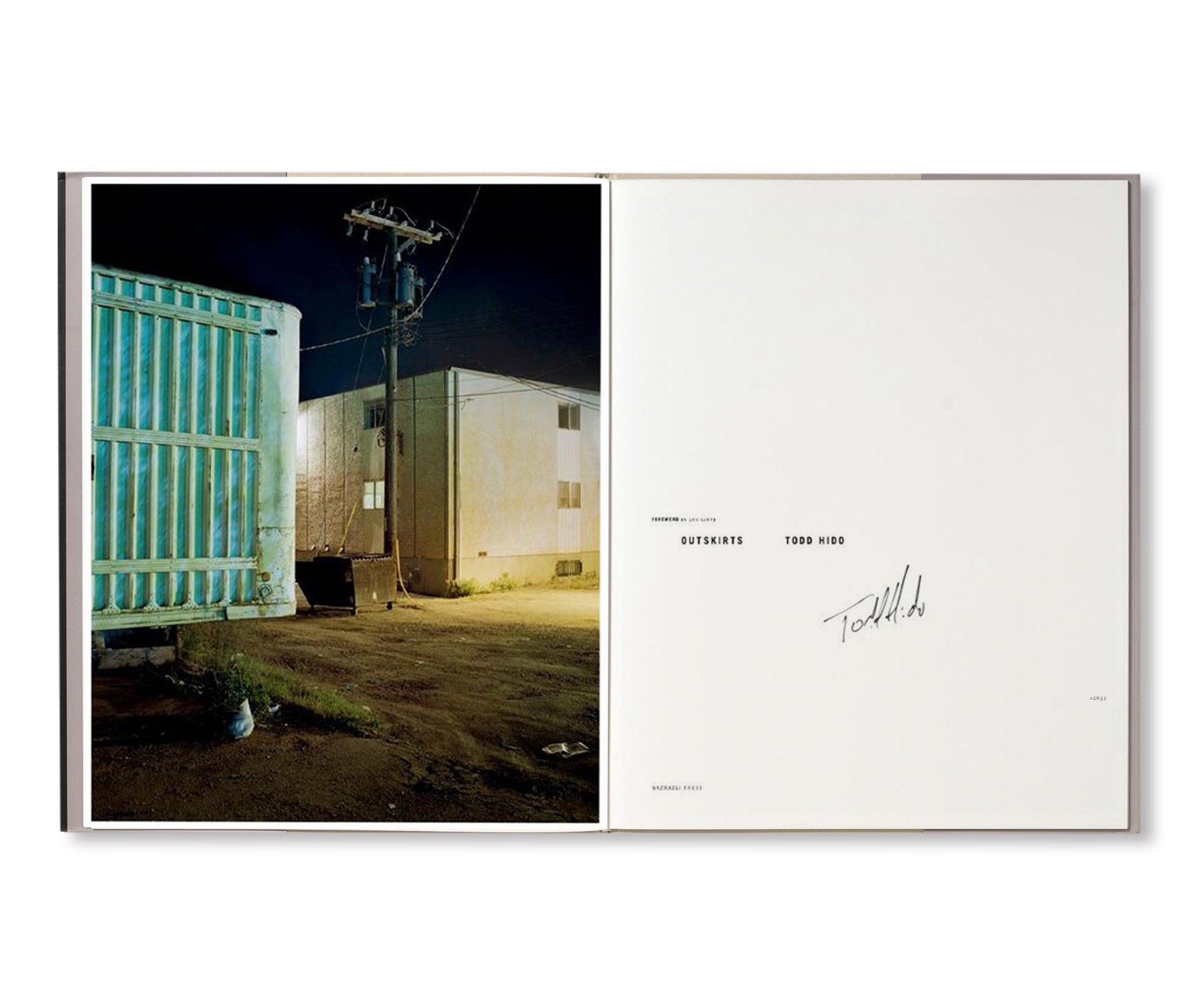 OUTSKIRTS by Todd Hido - Limited Special Edition Photography Book | Perfect for Art Collectors & Photography Enthusiasts
