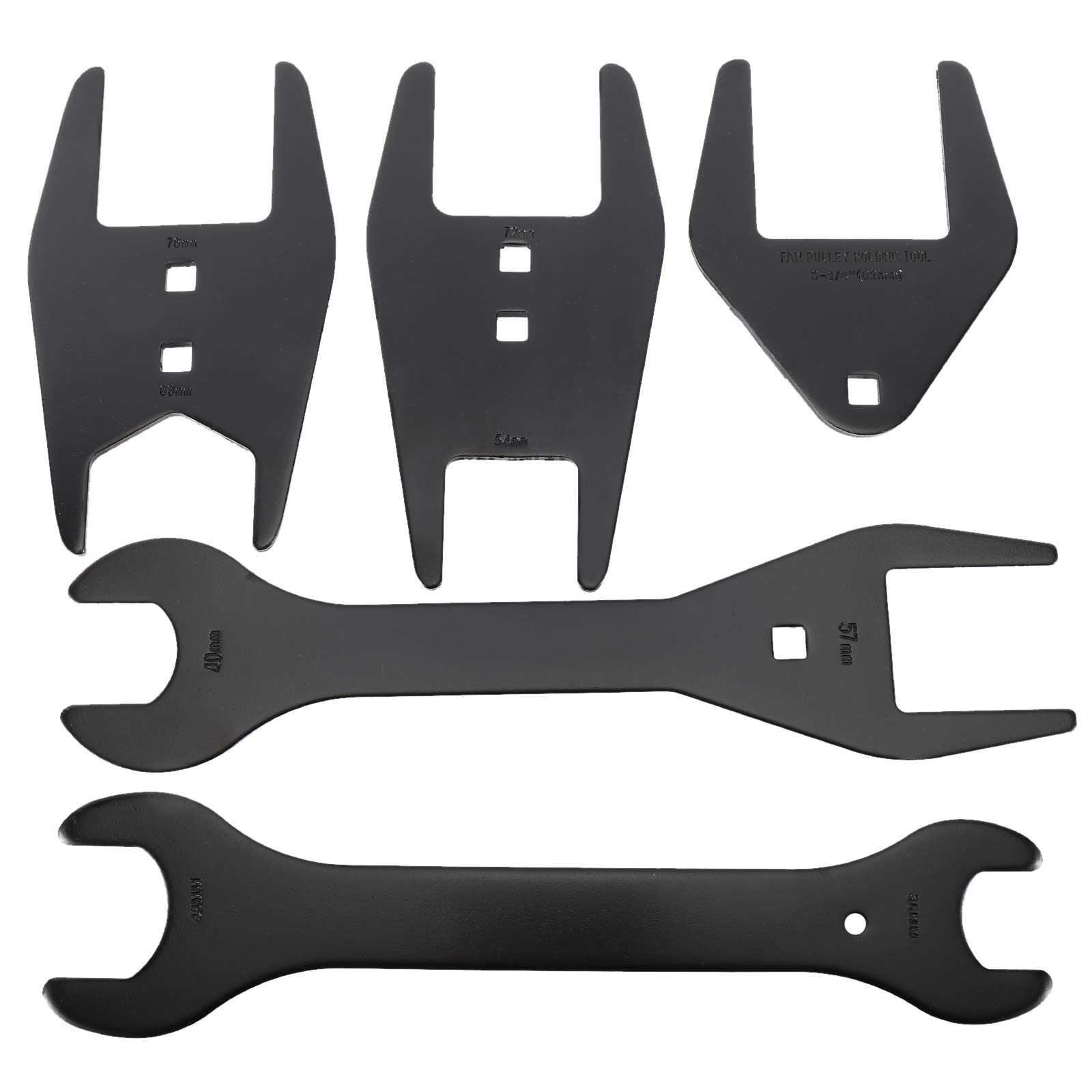 Universal 5-Piece Fan Clutch Wrench Tool Set for Automotive Repair - Perfect for DIY Mechanics & Professional Technicians (Works on Most Car Models)