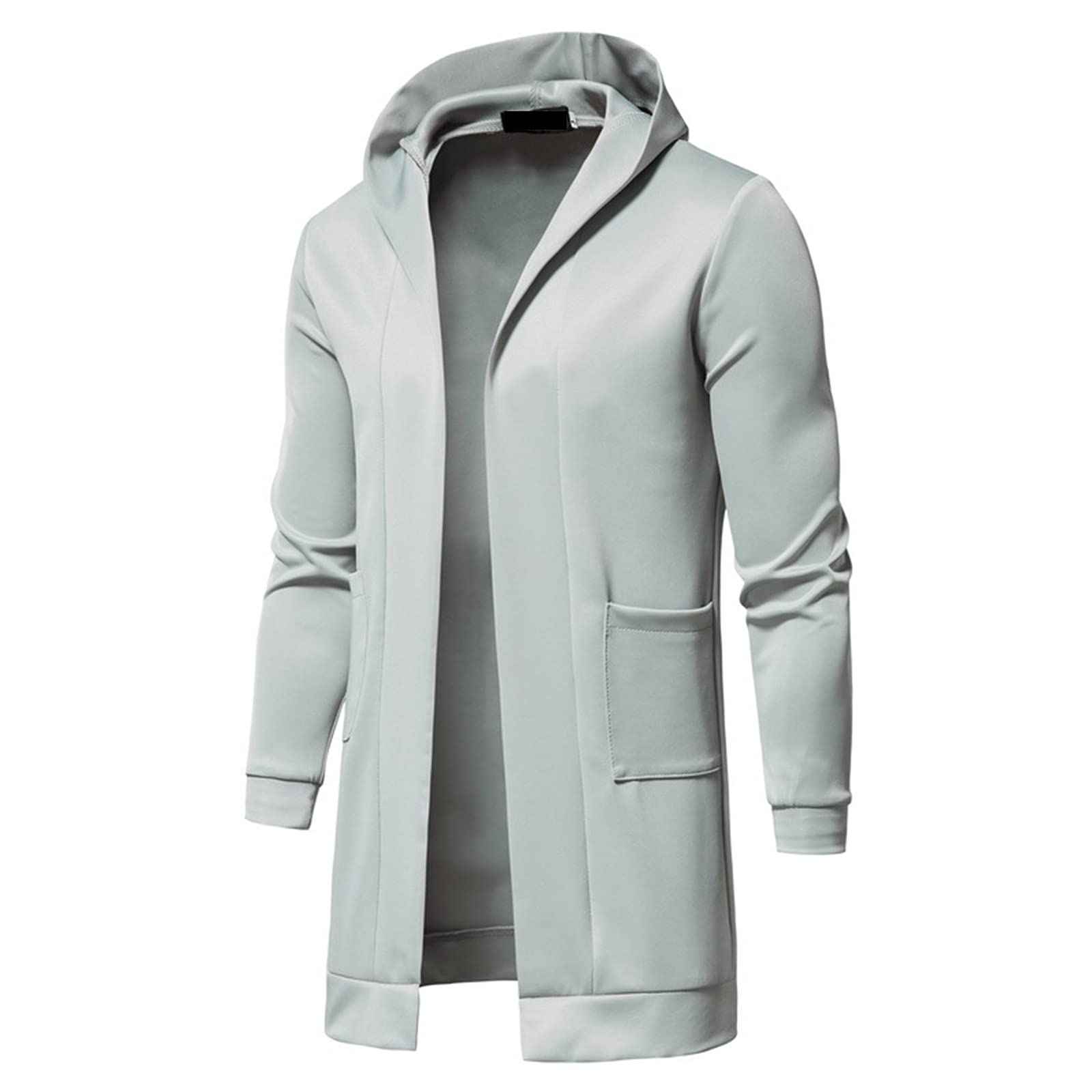 Men's Quilted Ski Jacket - Windproof Long Outerwear Cardigan for Winter Sports & Outdoor Activities | Perfect for Skiing, Snowboarding & Cold Weather Adventures