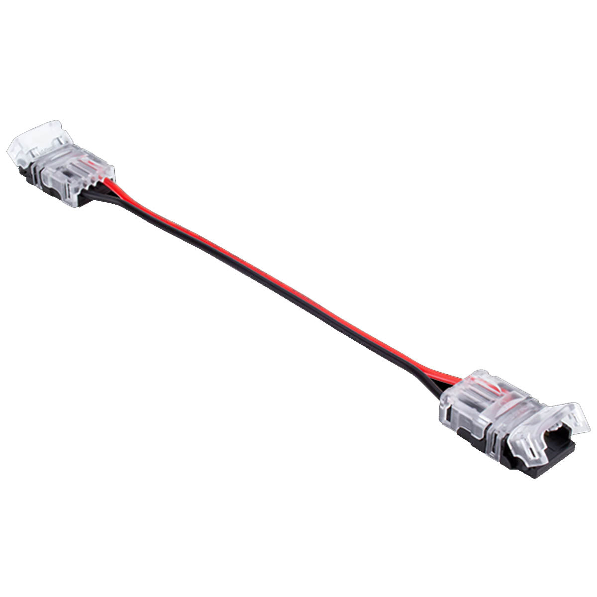 24in. HD Linking Cable with 2-Wire Snap Connector for Trulux Single Color LED Tape Lights - Perfect for Home, Kitchen, and Cabinet Lighting