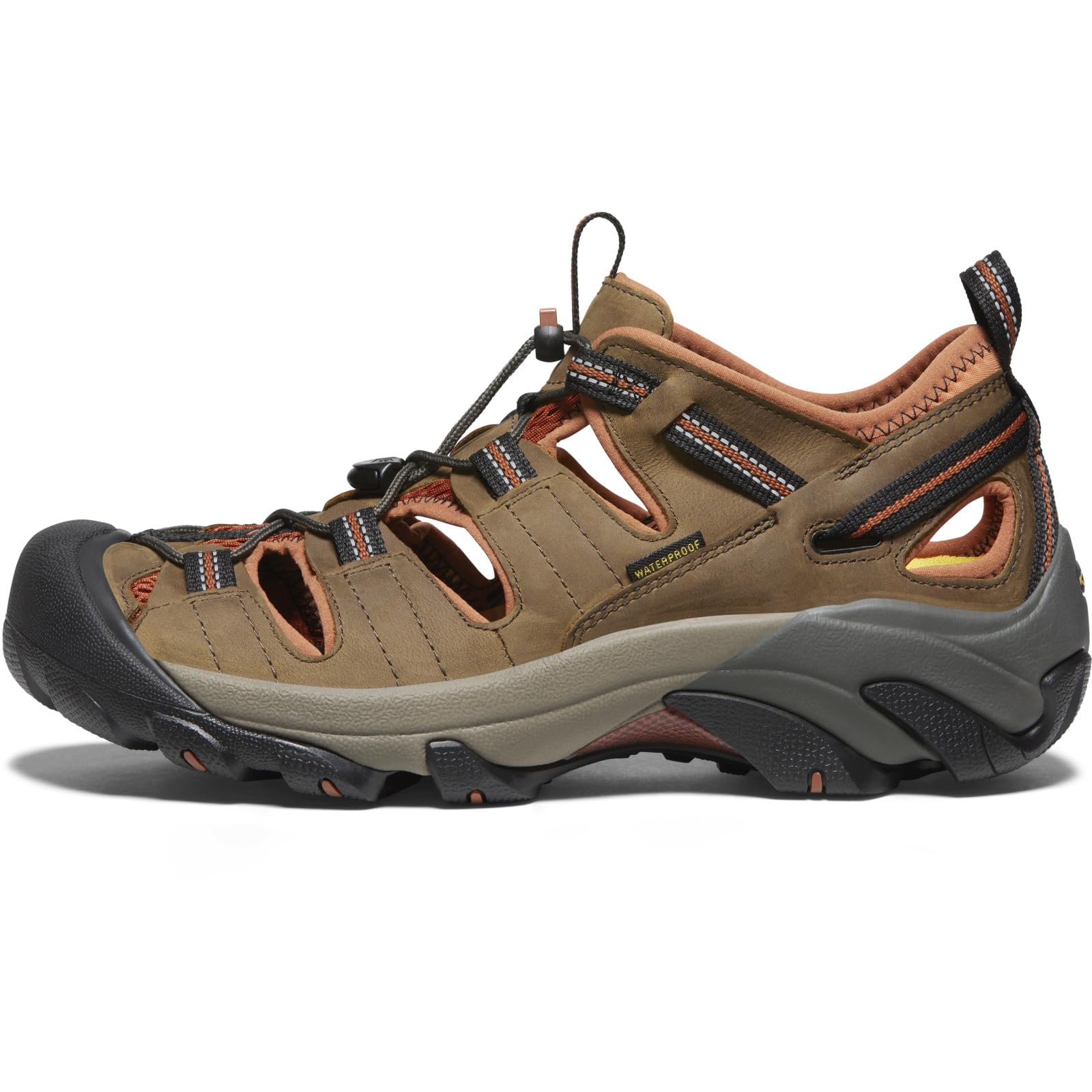 KEEN Men's Arroyo 2 Closed Toe Hiking Sandals - Waterproof & Comfortable Outdoor Adventure Footwear for Trail Walking, Camping, and Travel