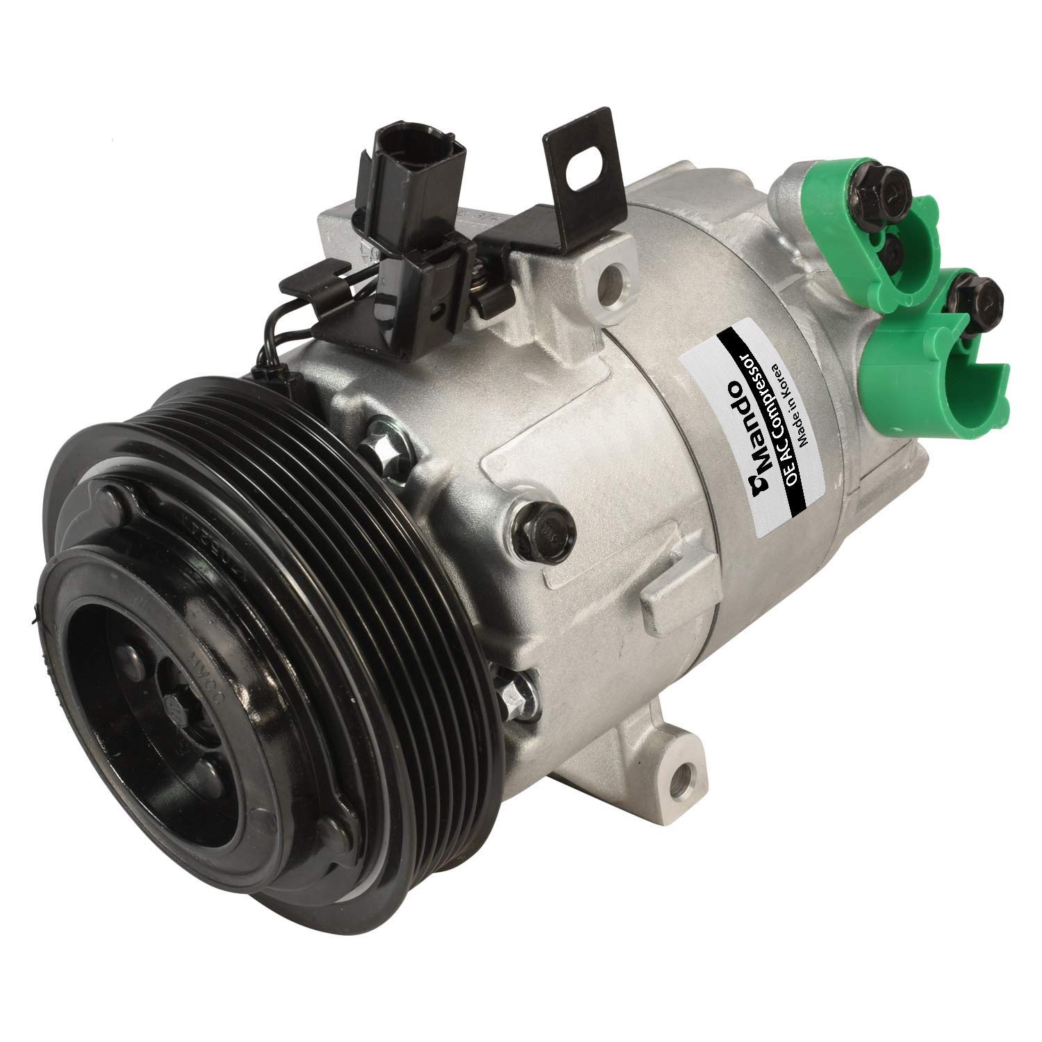 Genuine Mando 10A1416 AC Compressor with Pre-filled Oil - OEM Replacement for Car Air Conditioning System - Perfect for AC Repair & Automotive Maintenance