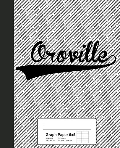 OROVILLE 5x5 Graph Paper Notebook - Premium Weezag Grid Notebook for Math, Engineering & Sketching | Perfect for Students, Artists & Professionals