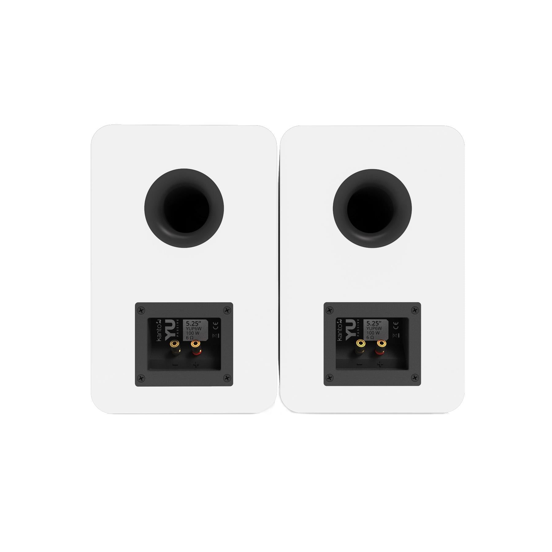 Kanto YUP6 Passive Bookshelf Speakers (Pair) - High-Quality Audio for Home Theater, Music & Gaming - Perfect for Living Rooms, Offices & Studios
