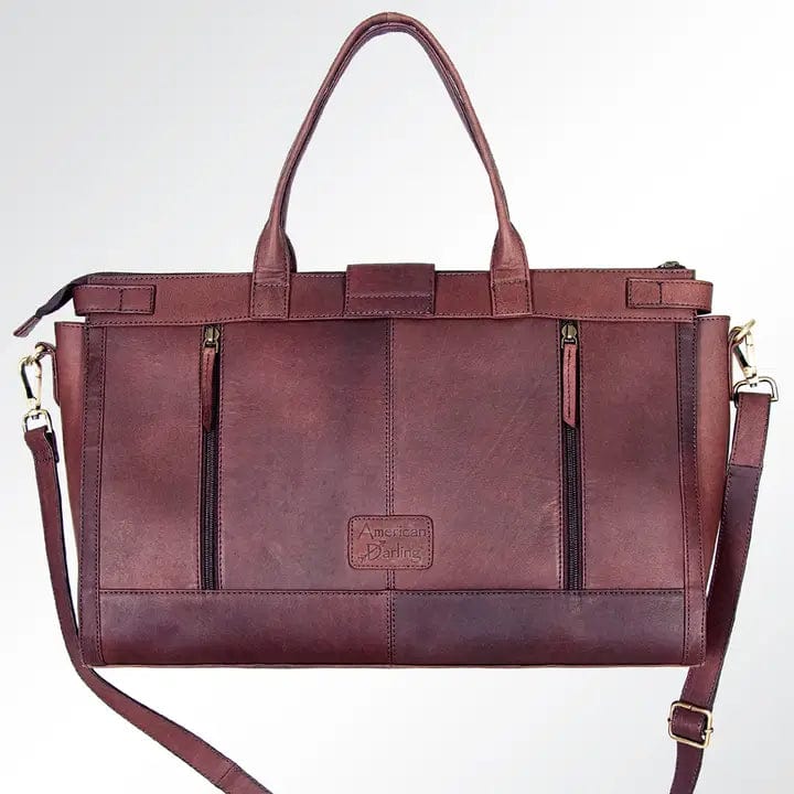 Stylish Leather Western Tote Bag for Women - Fashionable Hair On/Off Shoulder Handbag - Perfect for Work, Travel & Everyday Use