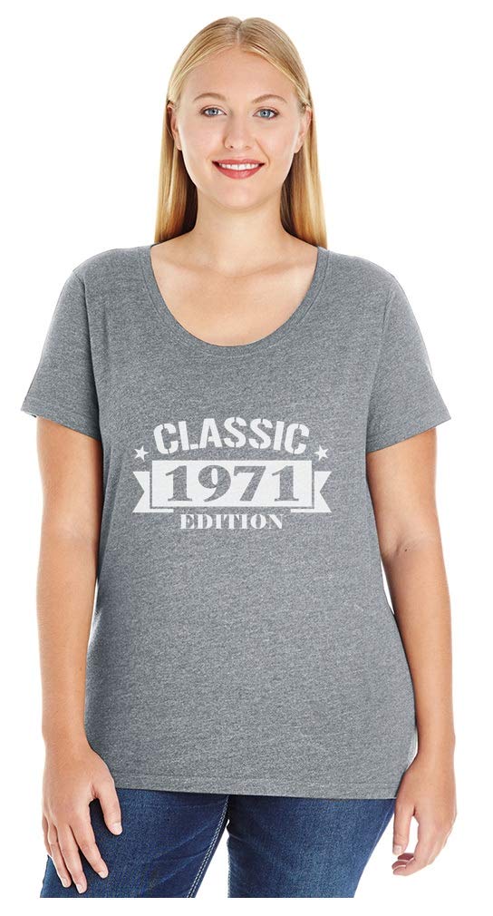 1971 Vintage 50th Birthday Gift T-Shirt for Women - Classic Plus Size Cotton Tee - Perfect for 50th Birthday Parties & Celebrations