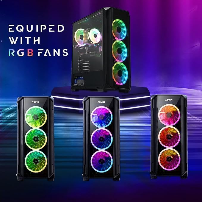 AQVIN ZForce Gaming Desktop Tower PC with 24