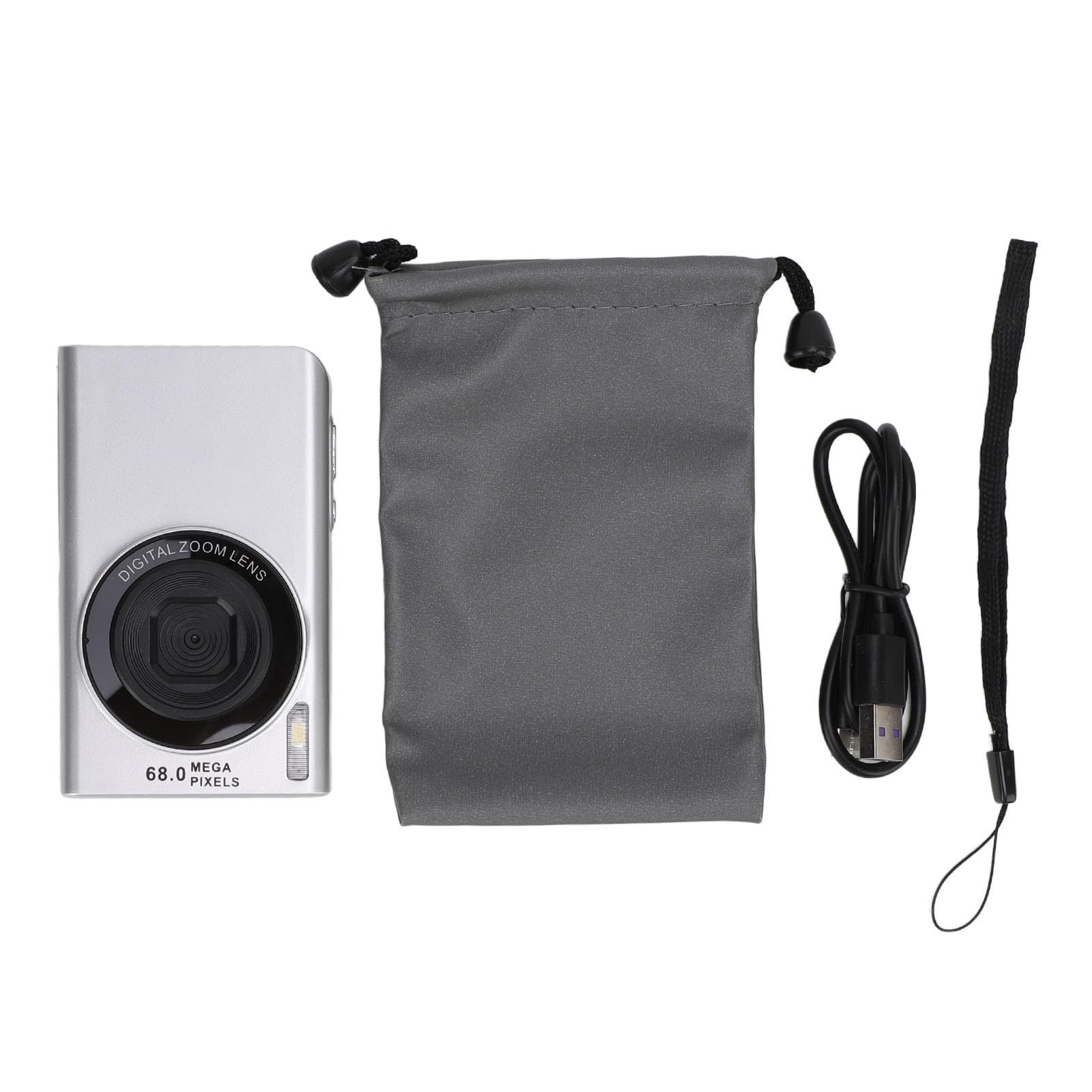 4K 68MP Digital Camera with 2.4