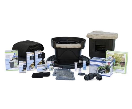 Aquascape Medium Pond Kit 11' x 16' with AquaSurge PRO 2000-4000 Adjustable Flow Pump for Backyard Water Gardens & Outdoor Landscaping