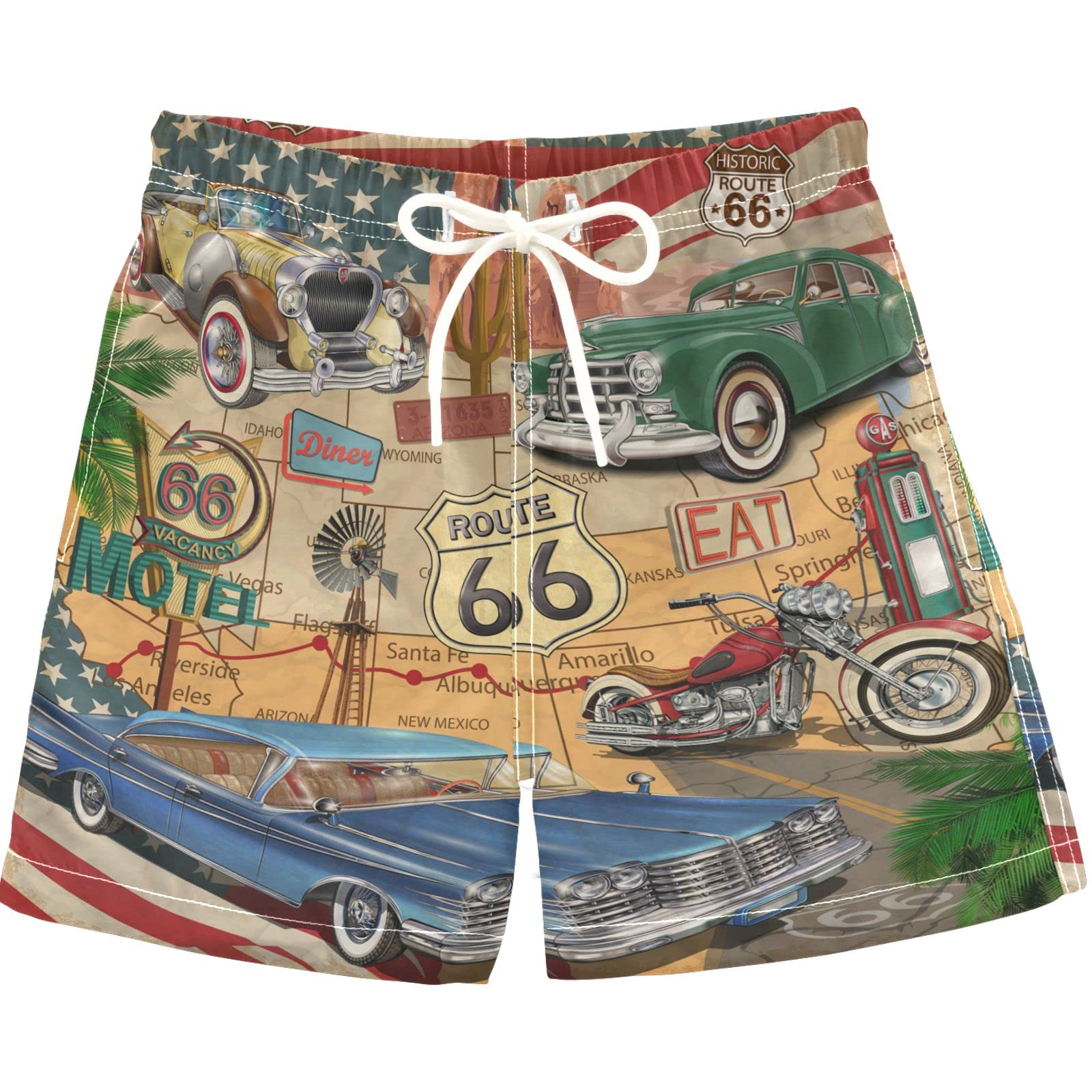 **Visesunny Quick Dry Boys Swim Trunks - Kids Board Shorts for Swimming, Beach & Pool - Infant, Child, Baby & Teen Swimwear for Active Water Play**
