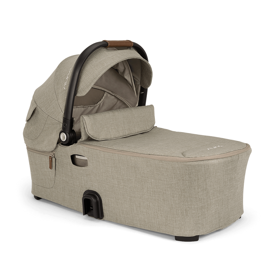 Nuna DEMI Next Bassinet with Stand - Granite Gray | Premium Baby Bassinet for Newborns | Perfect for Nursery, Bedroom & Travel