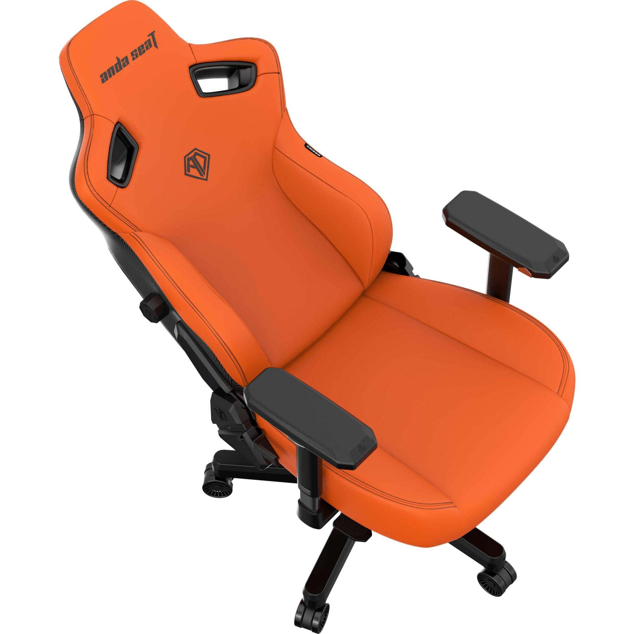 Anda Seat Kaiser 3 Series Premium Gaming Chair - Ergonomic Office Chair with Adjustable Lumbar Support & Headrest, Large Size in Vibrant Orange | Perfect for PC Gaming, Esports, and Home Office Workstations