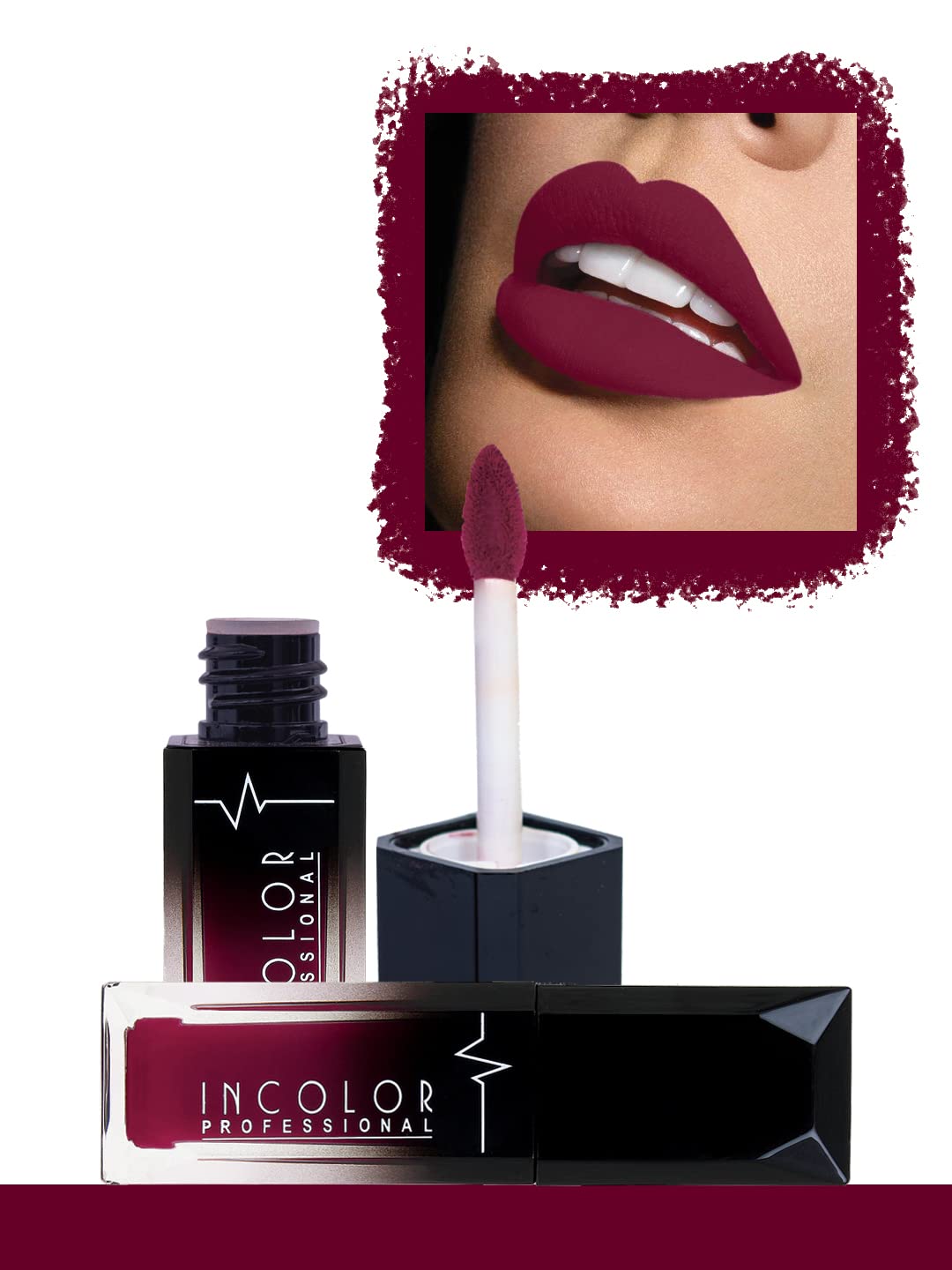 INCOLOR Matte Professional Mini Lip Gloss - Waterproof, Ultra Smooth & Long Lasting Liquid Lipstick for Women (Optimism) | Perfect for Daily Wear, Parties & Special Occasions