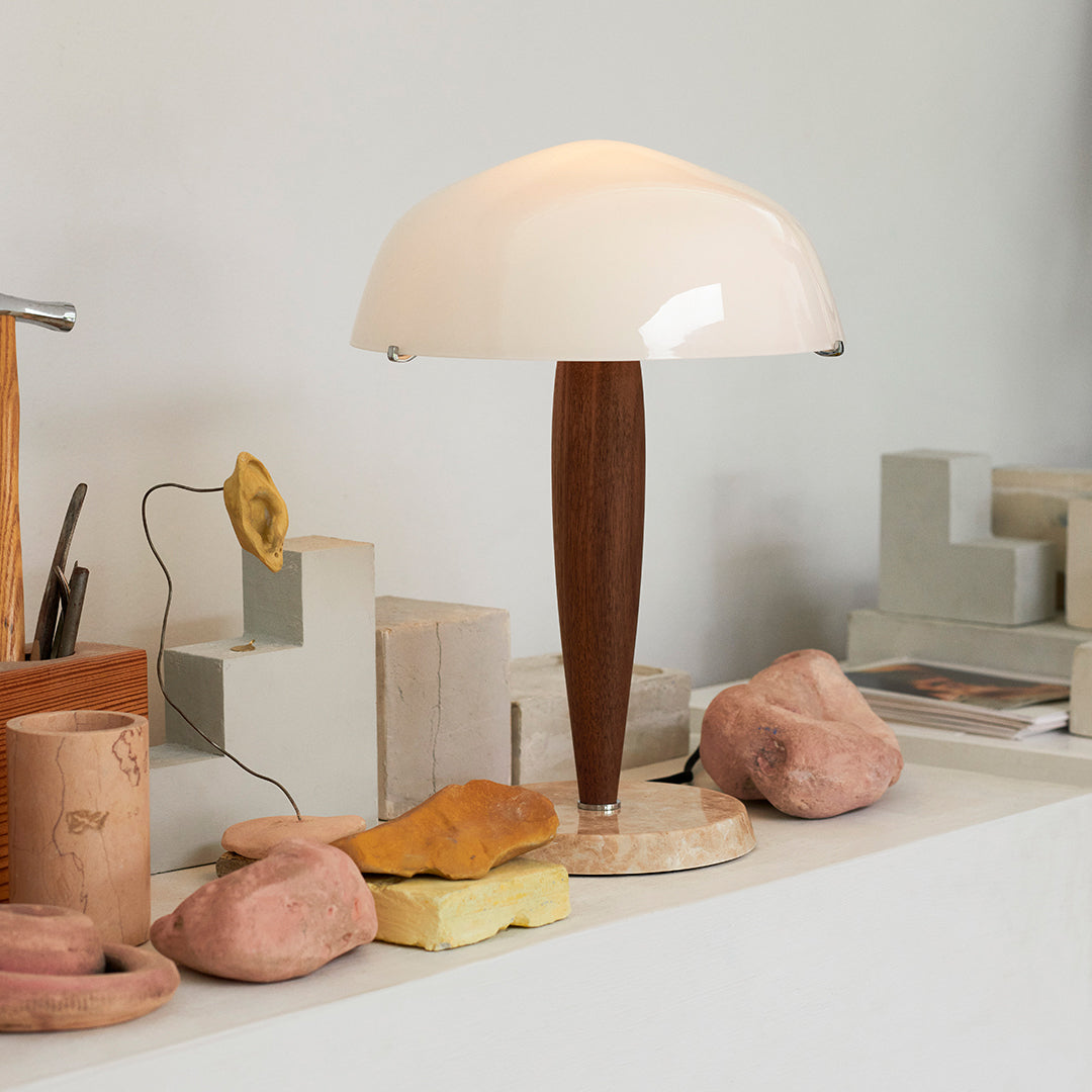 Herman SHY3 Modern LED Table Lamp with USB Charging Port - Perfect for Bedroom, Living Room & Office Workspace Lighting