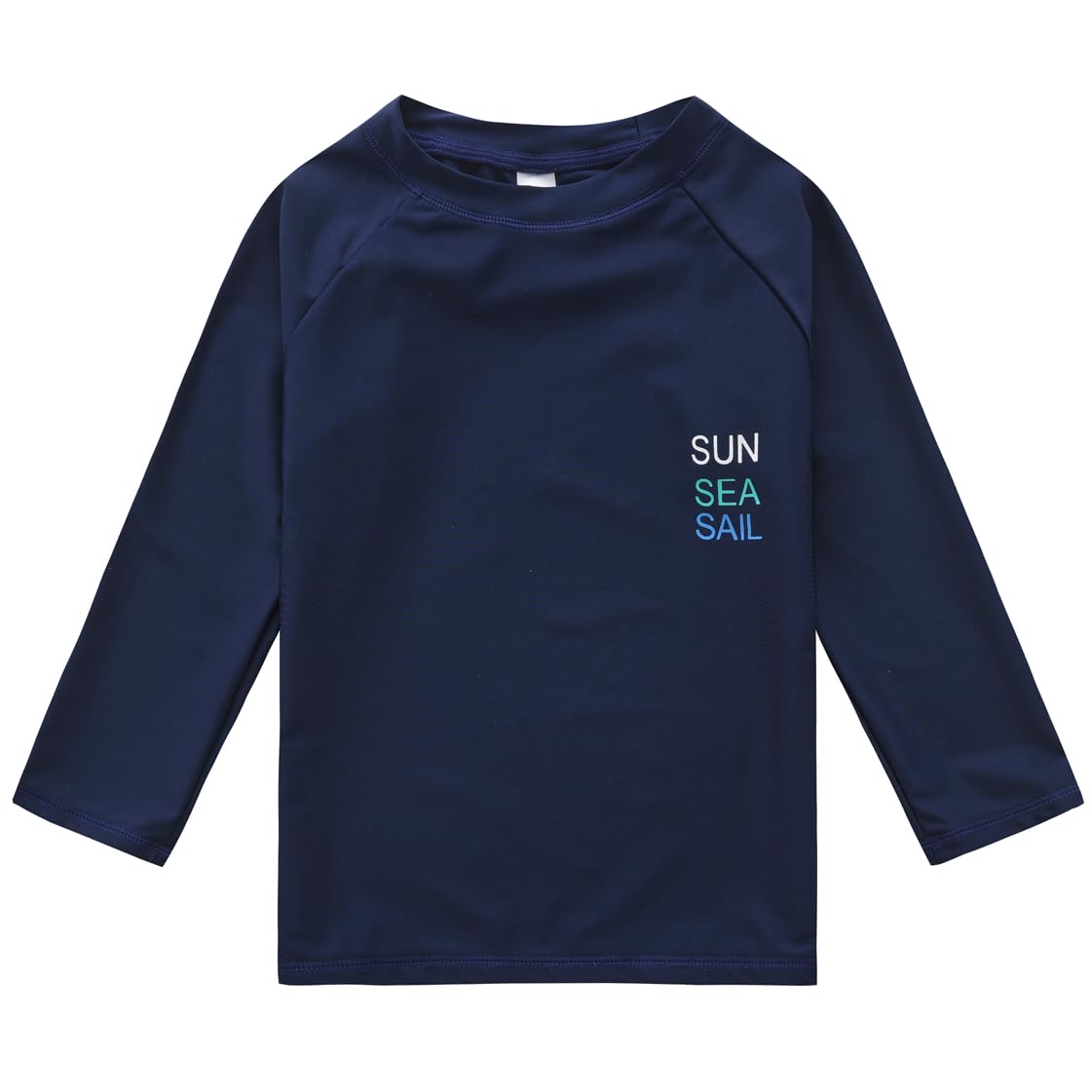 Baby Boys Long Sleeve Rash Guard Swim Shirt & Sun Hat Set - UPF 50+ UV Protection for Toddler Beach, Pool & Water Play