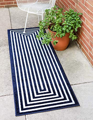 Navy Blue/Ivory