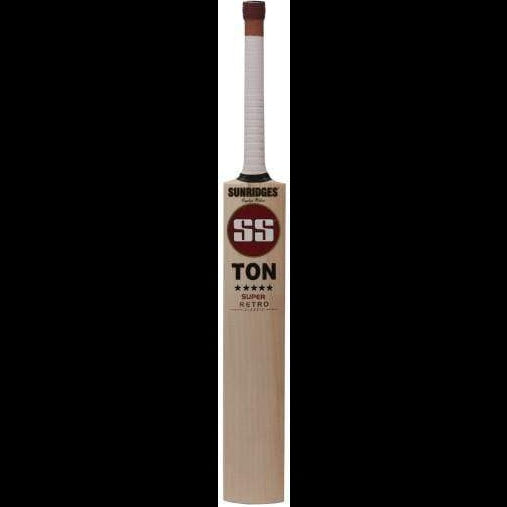 SS Retro Super Junior Cricket Bat - Lightweight Wooden Cricket Bat for Kids & Beginners - Perfect for Training, Backyard Games & School Sports