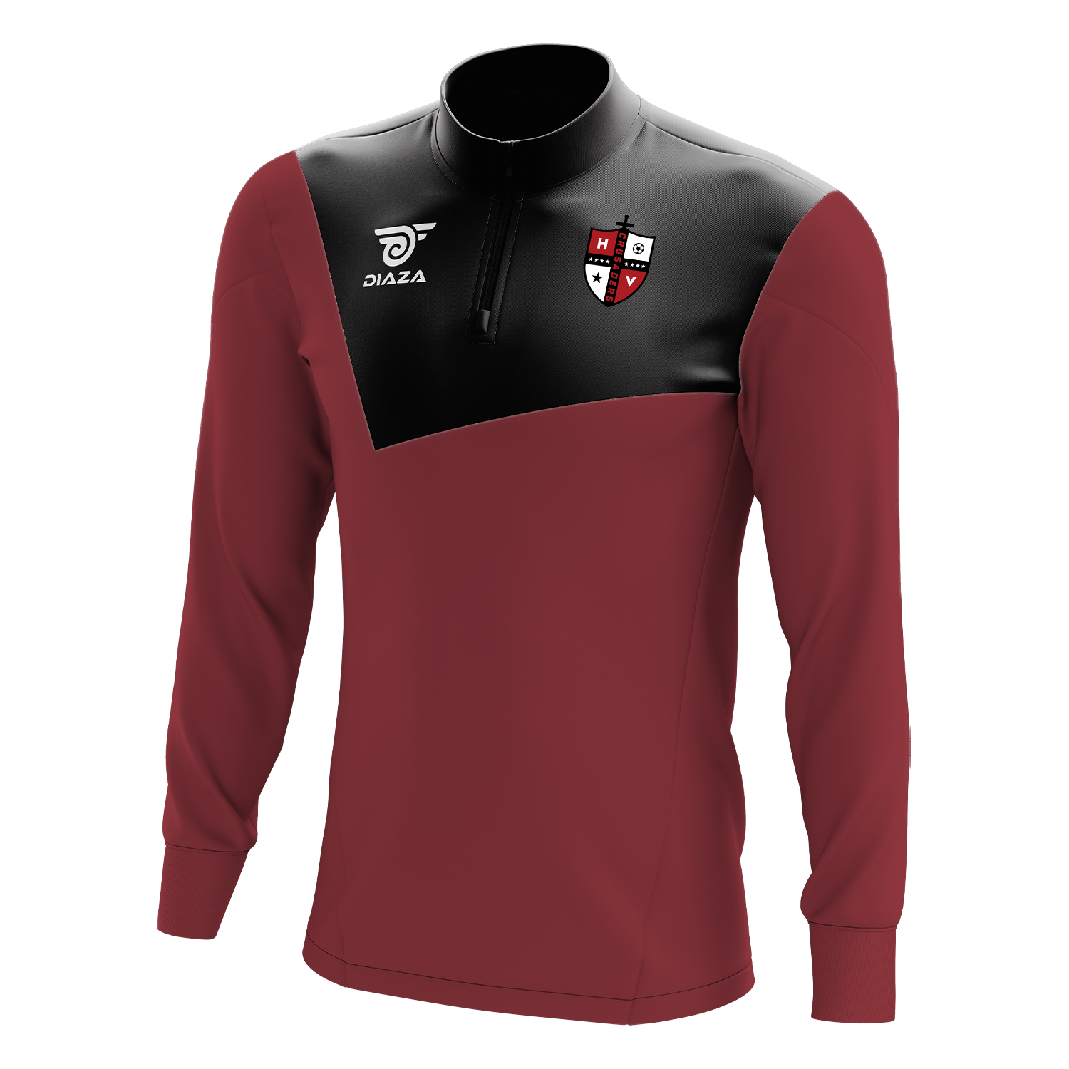 HVC 3/4 Zip Up Jacket - Lightweight Fleece Pullover for Men & Women | Perfect for Hiking, Running & Outdoor Activities