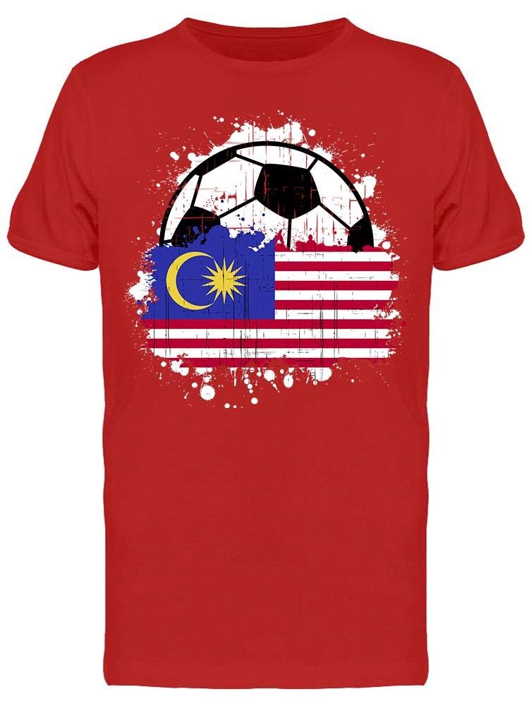 Smartprints Malaysia Soccer Team T-Shirt for Men - Comfortable & Stylish Soccer Jersey for Fans, Games & Casual Wear