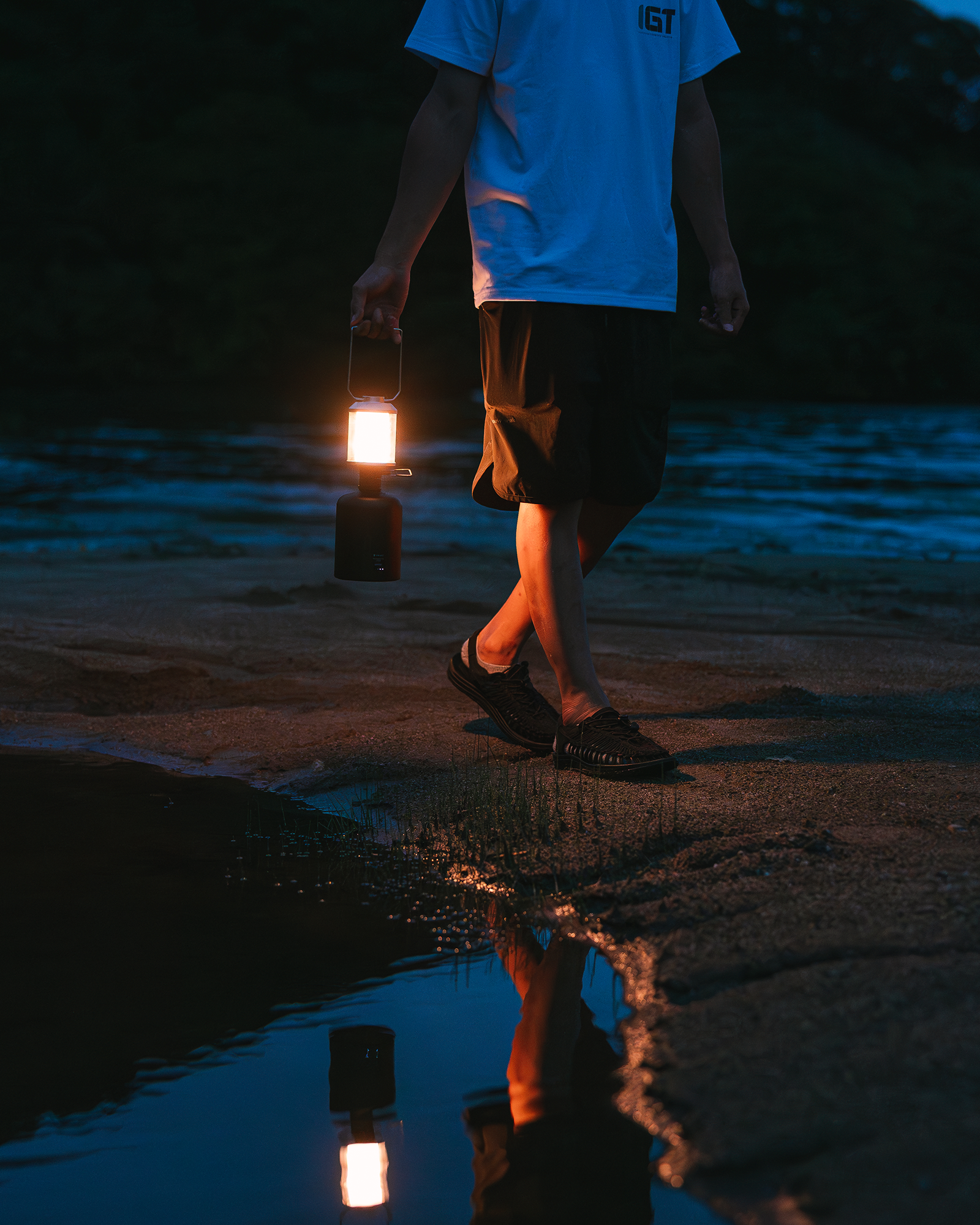GigaPower Hanging Lantern - Outdoor LED Solar Light with Remote Control, Waterproof for Patio, Garden, Yard & Camping Decor