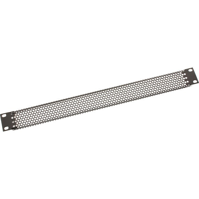 1U 19-Inch Black Vented Rackmount Panel - GSA & TAA Compliant - Ideal for Server Racks, Data Centers, and Network Cabinets