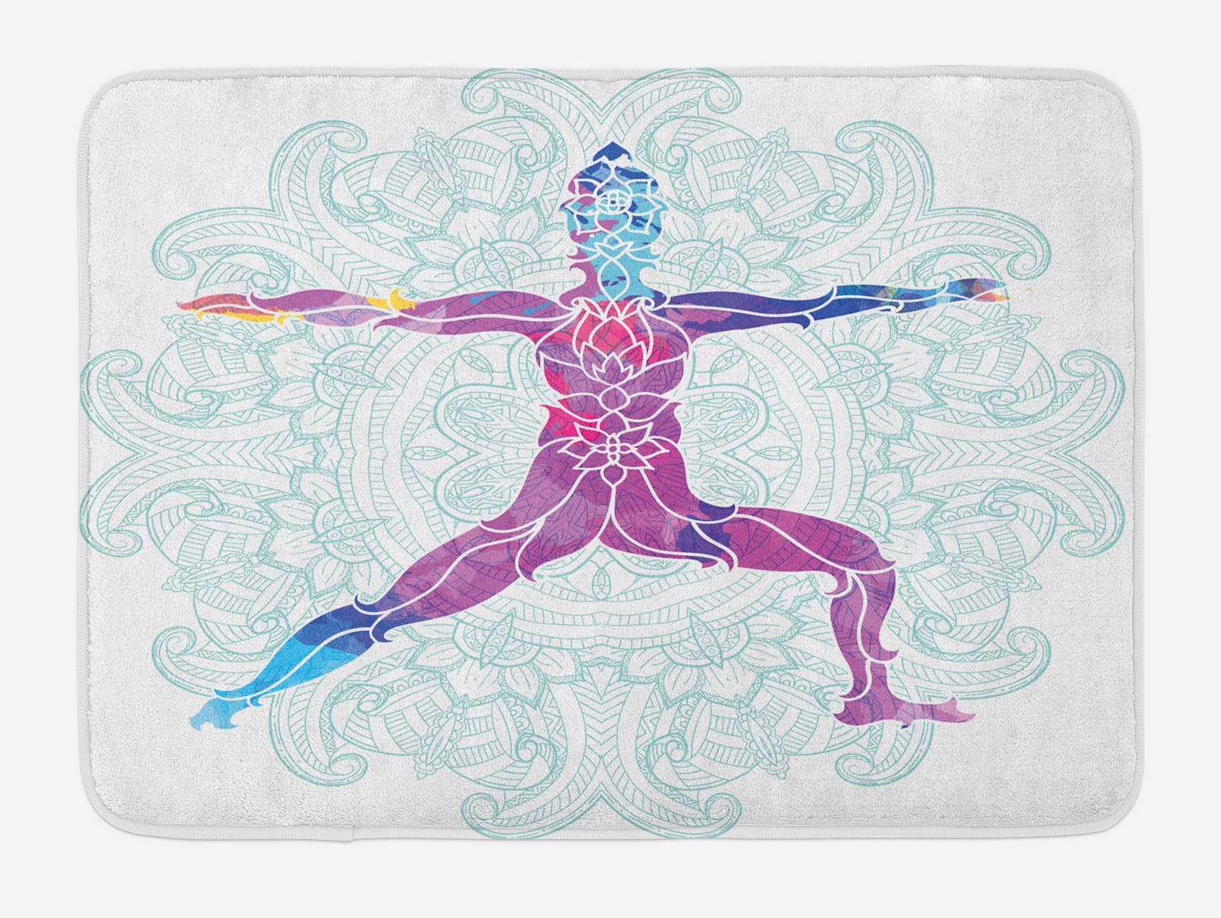 Ambesonne Non-Slip Boho Yoga Bath Mat - 30.2