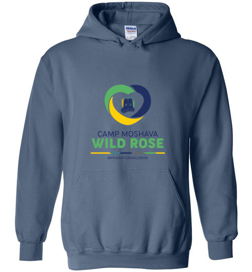 Wild Rose Heavy Blend Hoodie - Soft & Cozy Pullover Sweatshirt for Men & Women - Perfect for Casual Wear, Outdoor Activities & Cold Weather