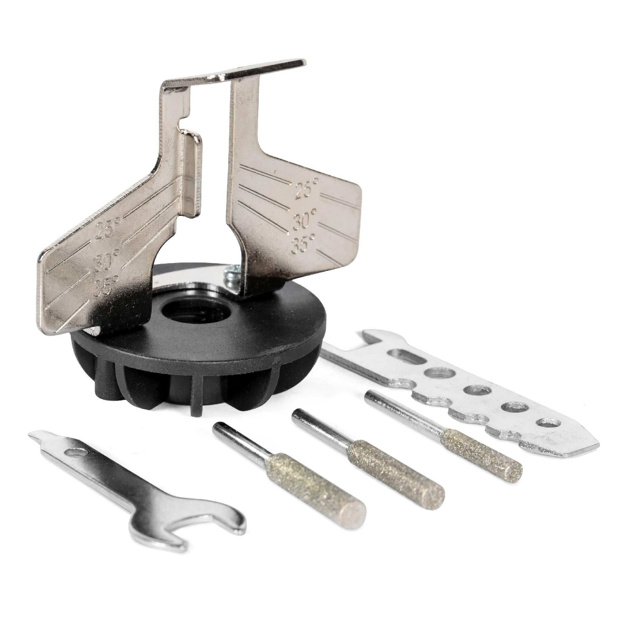WEN RTA002 Chainsaw Sharpening Guide - Compatible with WEN & Dremel® Rotary Tools - Perfect for DIY Chainsaw Maintenance and Woodworking Projects
