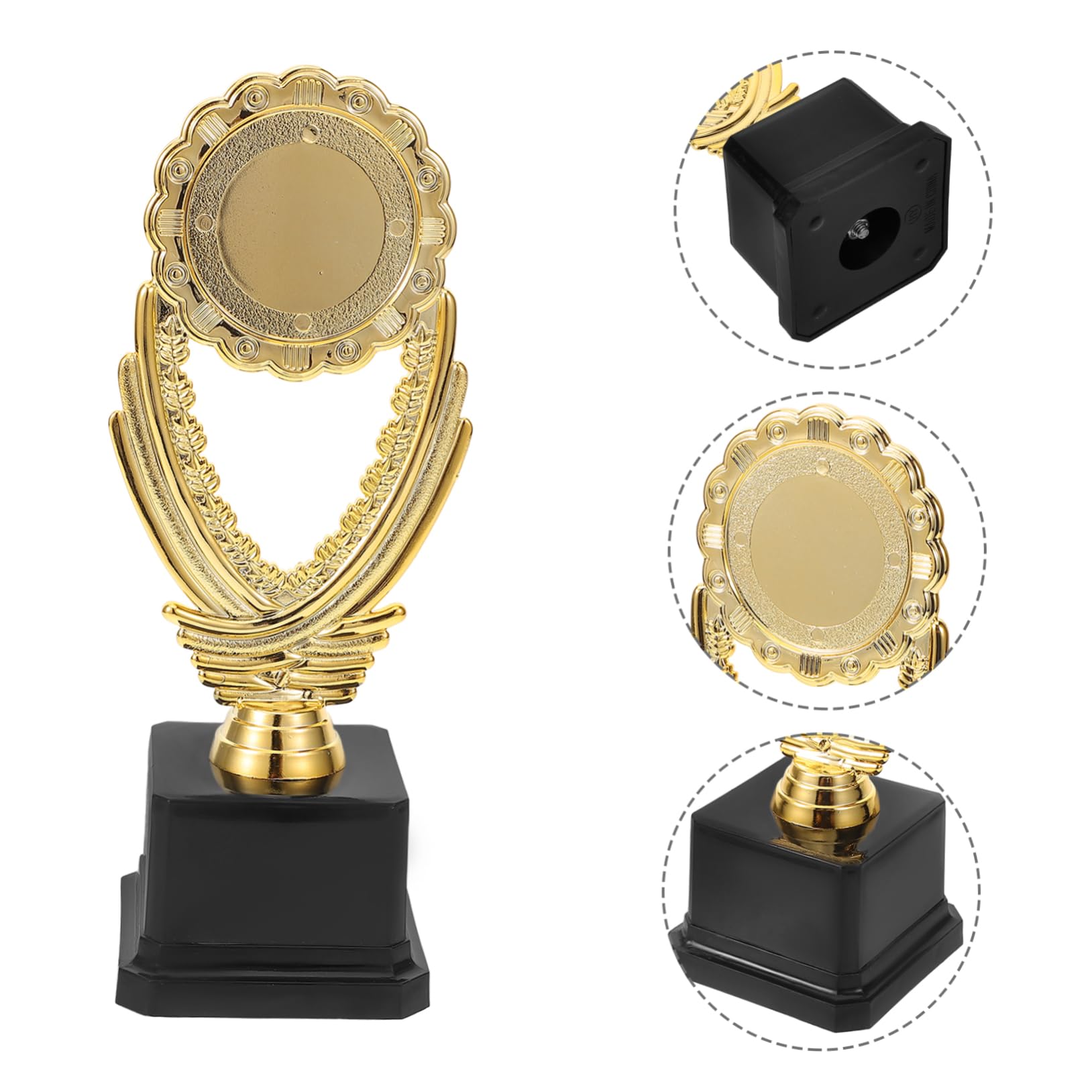 Kisangel Gold Plastic Soccer Trophy Cup for Kids - Award for Tournament Winners, Sports Competitions & School Events