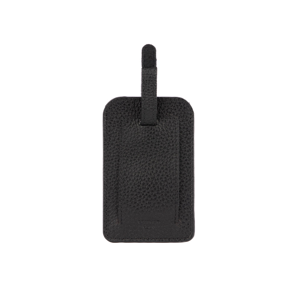 Personalized Leather Luggage Tag with ID Card Holder - Durable Travel Accessory for Suitcases, Backpacks & Carry-Ons | Perfect for Business Trips, Vacations & Air Travel