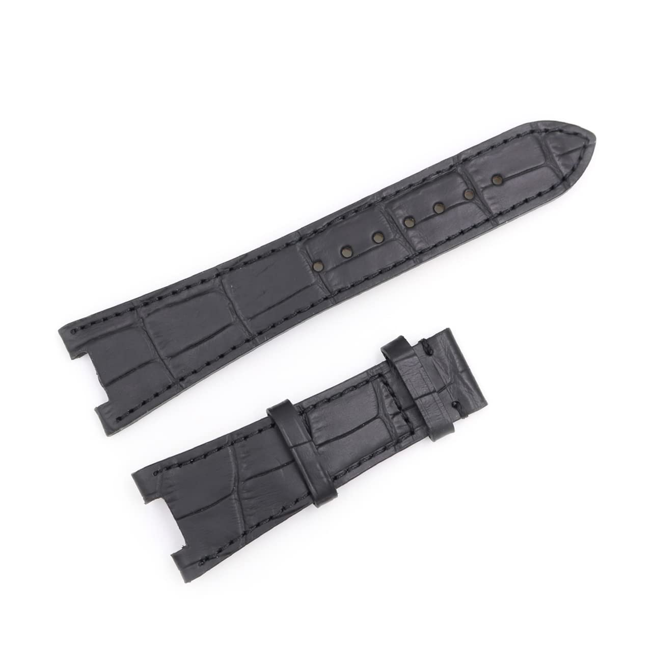25mm Genuine Leather Watch Band Replacement for Patek Philippe Nautilus 5711/5712/5726 - Luxury Watch Accessory for Men, Business & Formal Occasions