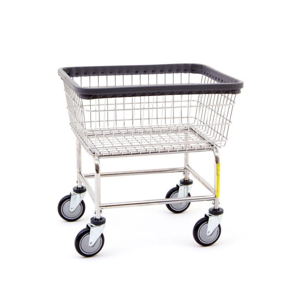 Heavy Duty Industrial Laundry Cart with Wheels - Commercial Grade Rolling Utility Cart for Hotels, Hospitals & Laundromats - Perfect for Bulk Laundry Transport and Storage