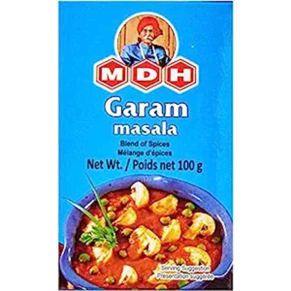 MDH Garam Masala - Authentic Indian Spice Blend (3.5 oz) | Perfect for Curries, Biryani & Meat Marinades | Premium Quality Spices for Home Cooking