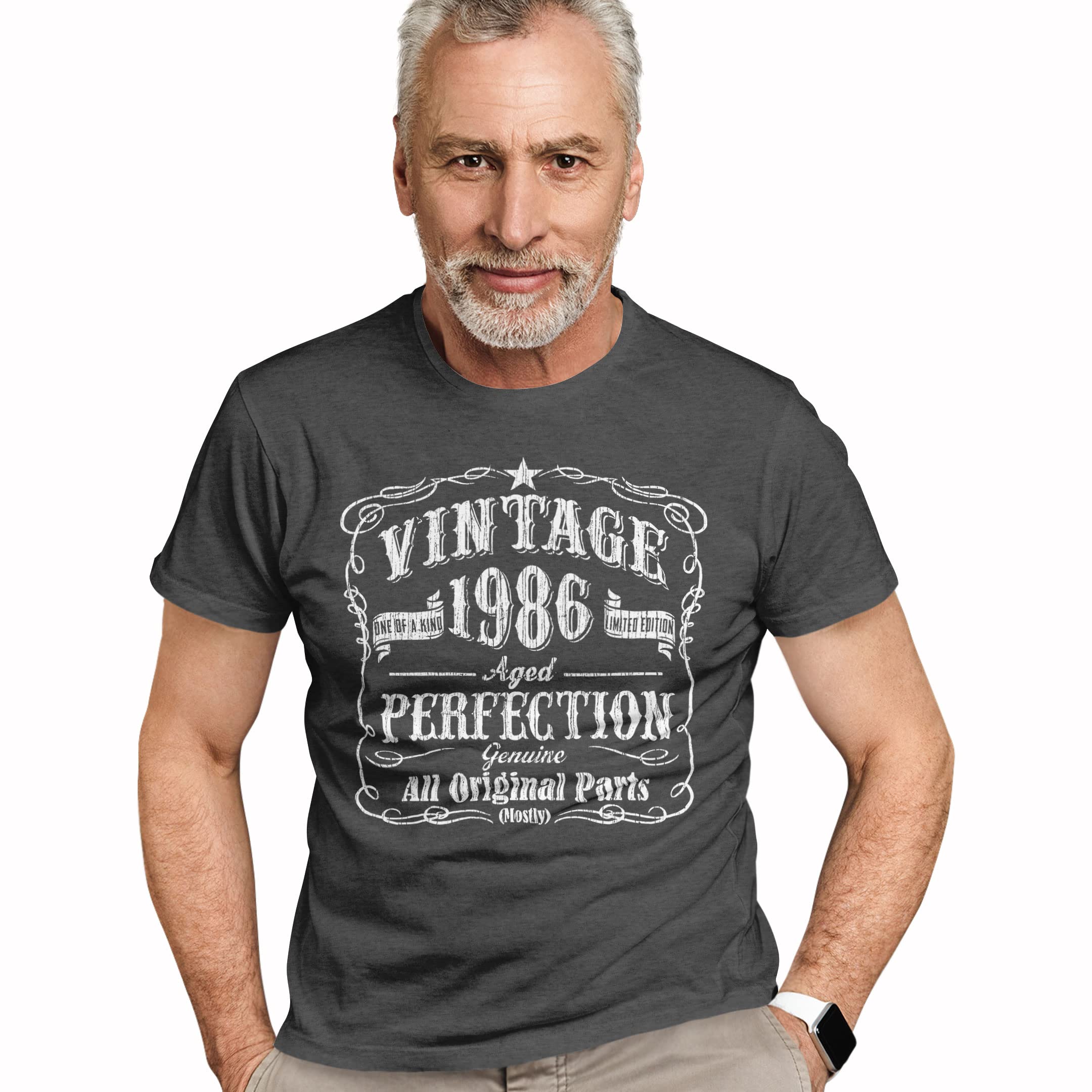 Vintage 1980s Retro T-Shirt for 42nd Birthday Men - Cool 40 Year Old Gift Idea - Perfect for Parties, Gag Gifts & Nostalgic Throwback Style