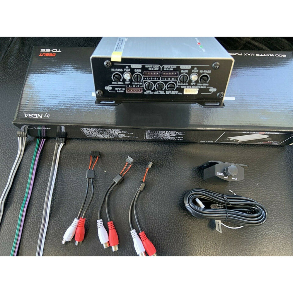 NESA TD 55 900W 5 Channel Micro Amplifier - Compact Powerhouse for Car Audio & Home Theater Systems | Perfect for Music Lovers & DIY Installations