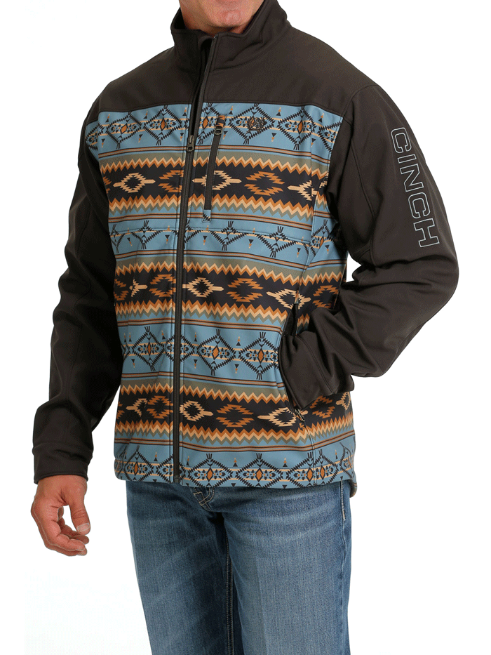 Men's Western Bonded Jacket - MWJ1583004 Brown | Cowboy Style Leather Jacket for Rodeo, Ranch Work & Outdoor Adventures
